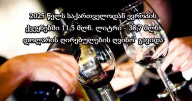 ღვინის ექსპროტი ლაკდფლკ