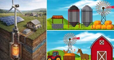 ქარის ენერგია ფერმაში