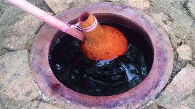 Qvevrshi ghvinis davargeba