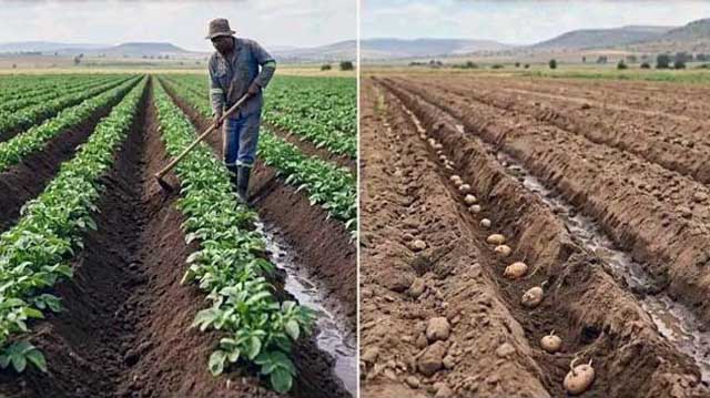 კარტოფილის დარგვა