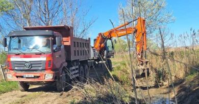 სოფელ ბადიაურში ბებერა არხი