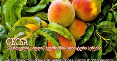 სანდო მონაცემები თანამედროვე სოფლის მეუ რნეობისთვის